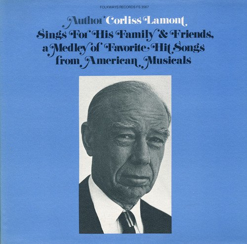 Corliss Lamont Sings For His Family & Friends (album cover).