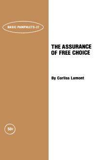 Basic Pamphlet 27 - 'The Assurance Of Free Choice' (pamphlet cover).