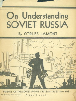 'On Understanding Soviet Russia' (pamphlet cover).